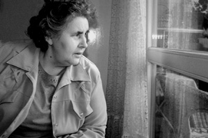 Die Frau von der Bank