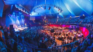 Runde Sache, zumindest räumlich: der 1. „Preis für Popkultur“ am 9. September 2016 in, natürlich, Berlin (Foto: Stephan Flad)