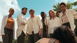 Die Gestrandeten auf „The I-Land“: Nein, das ist keine Szene aus „Lost“ (Netflix)
