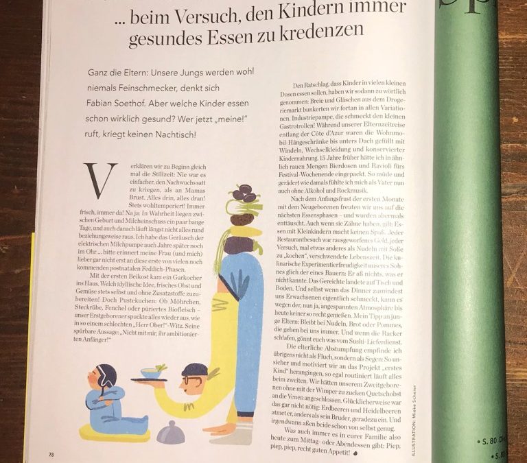 Schöner Scheitern… beim Versuch, den Kindern immer gesundes Essen zu kredenzen