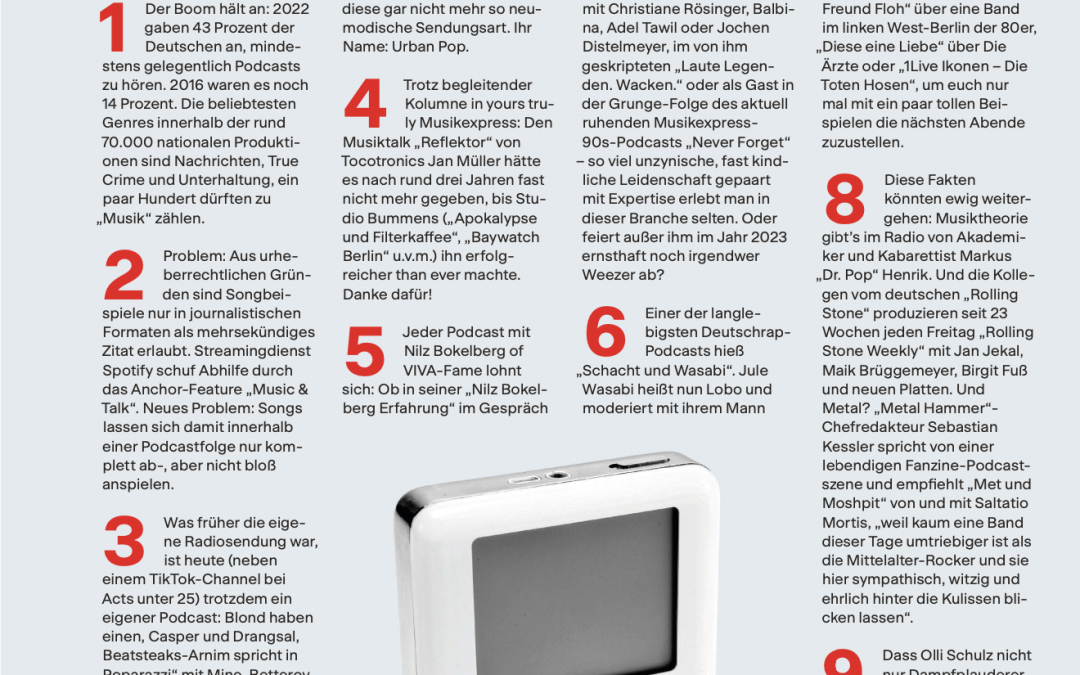 10 Fakten über deutschsprachige Musik-Podcasts – und 12 weitere Empfehlungen